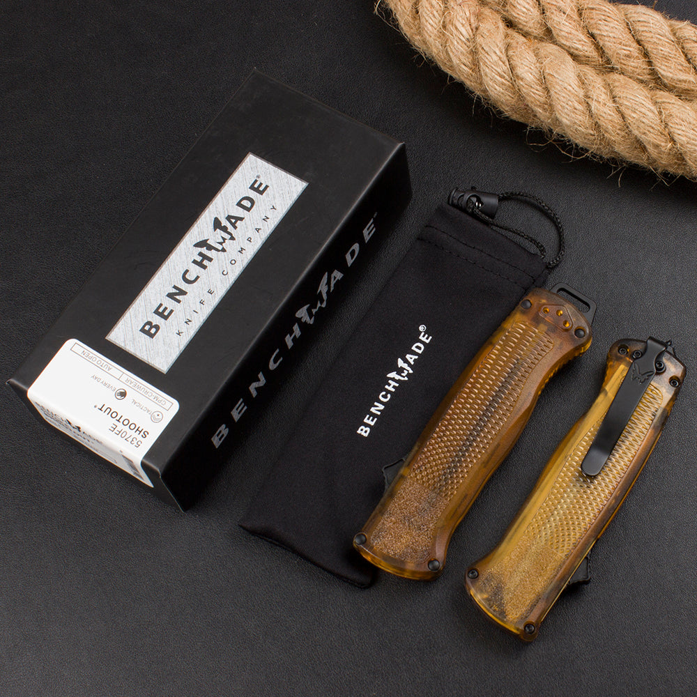 Benchmade 5370FE OTF Automatic Knife – Transparent PEI Version
