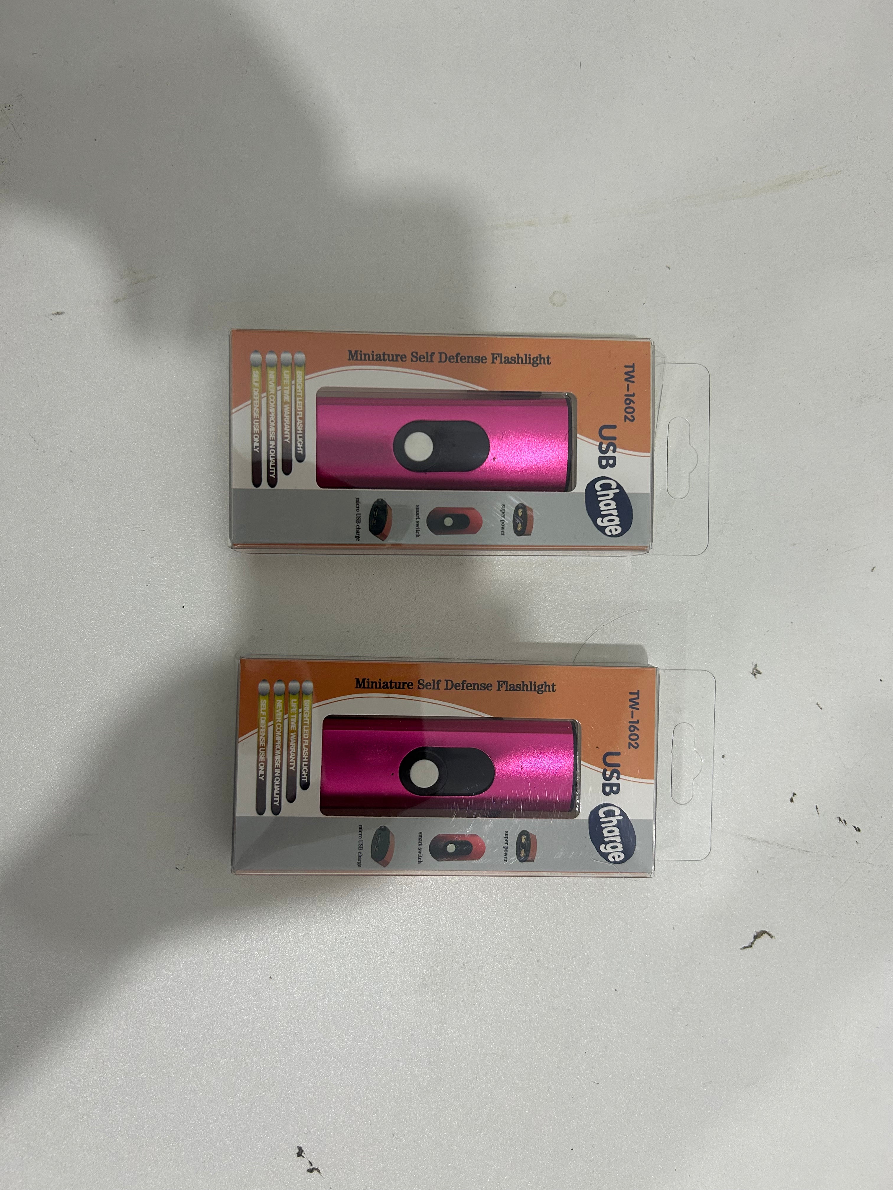 Buy 5 get 2 free!Mini Stun Gun with Bright Flashlight, Compact Self Defense Tool Easy to Carry Everywhere