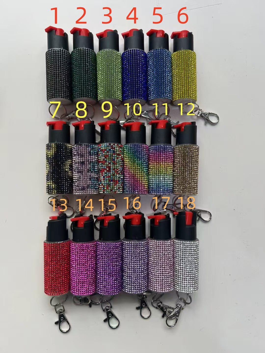 Buy 5 get 2 free!Personal Protection Pepper Spray with Multiple Specifications & Color Options, Compact & Easy to Carry Security Weapon