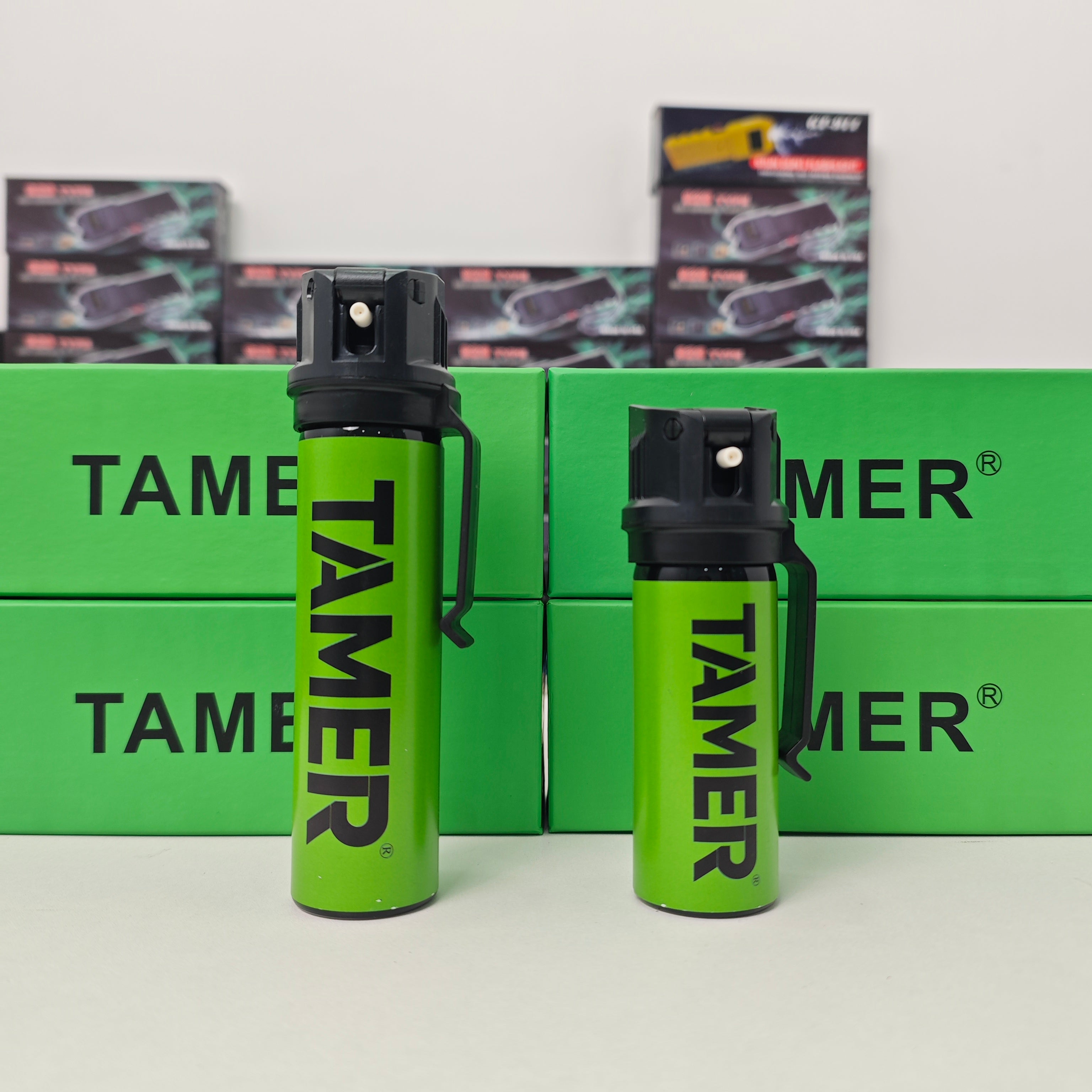 TAMER OC Gel Spray, Portable Wildlife & Aggressive Dog Repellent with Carrying Clip for Outdoor Hiking & Camping