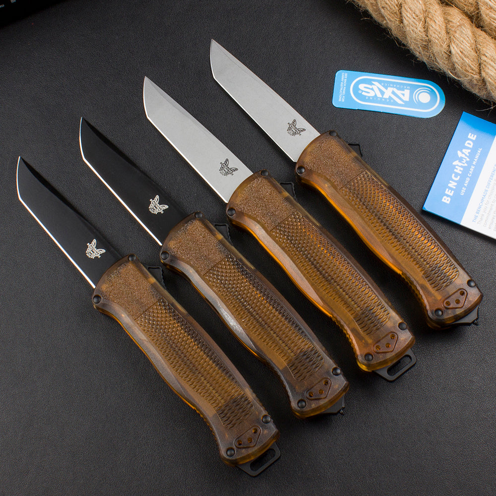 Benchmade 5370FE OTF Automatic Knife – Transparent PEI Version