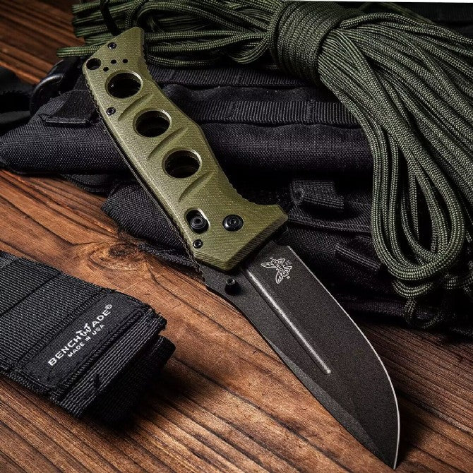 Benchmade Butterfly 275SFE-2 Adamus Heavy Duty Tactical Folding Knife Green