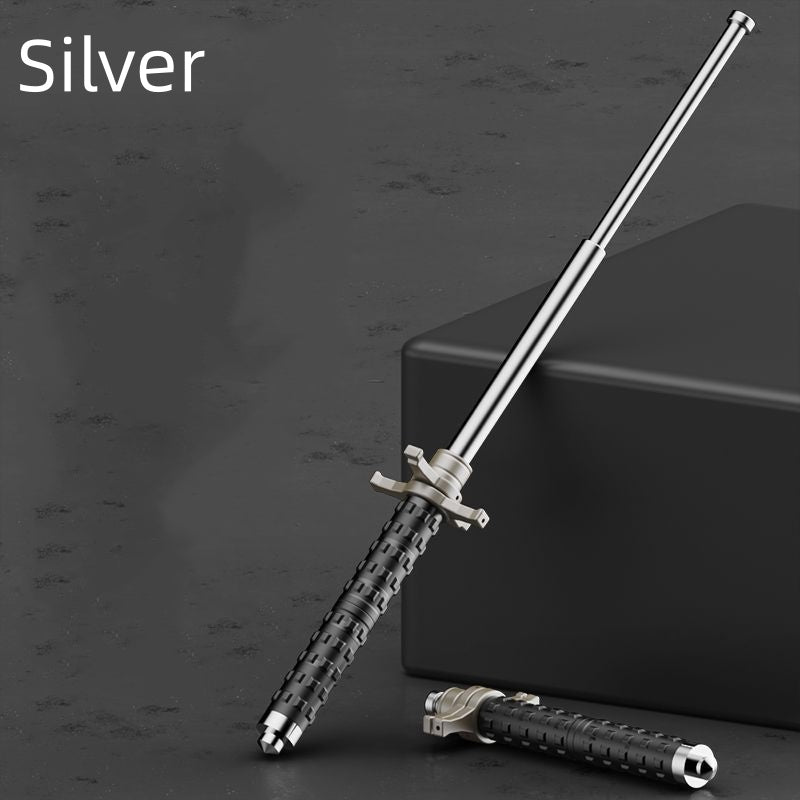 Expandable baton, car-mounted protective baton, legal self-defense product, telescopic baton, self-defense three-section expandable baton