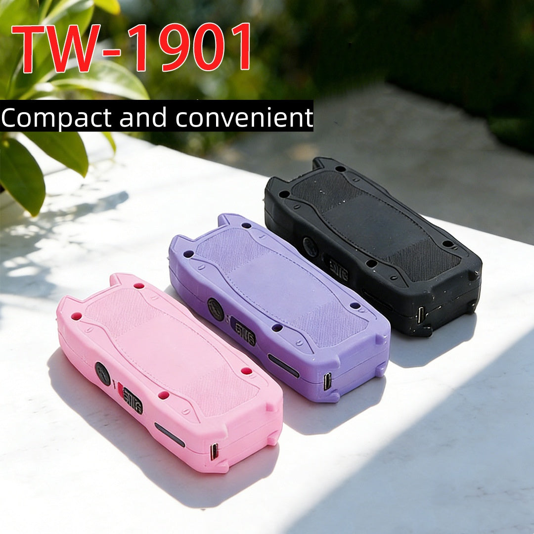 TW-1901 Compact and portable, essential for ladies, repels dogs, and can illuminate outdoors
