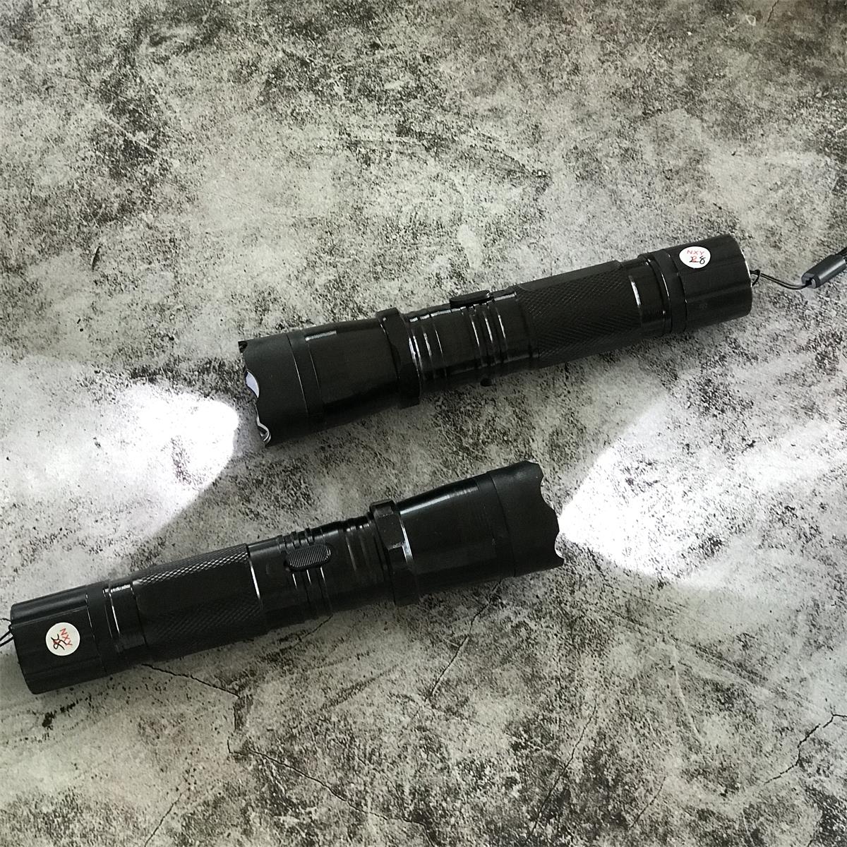 1101 Stun Gun Flashlight Self-defense Electric Stick