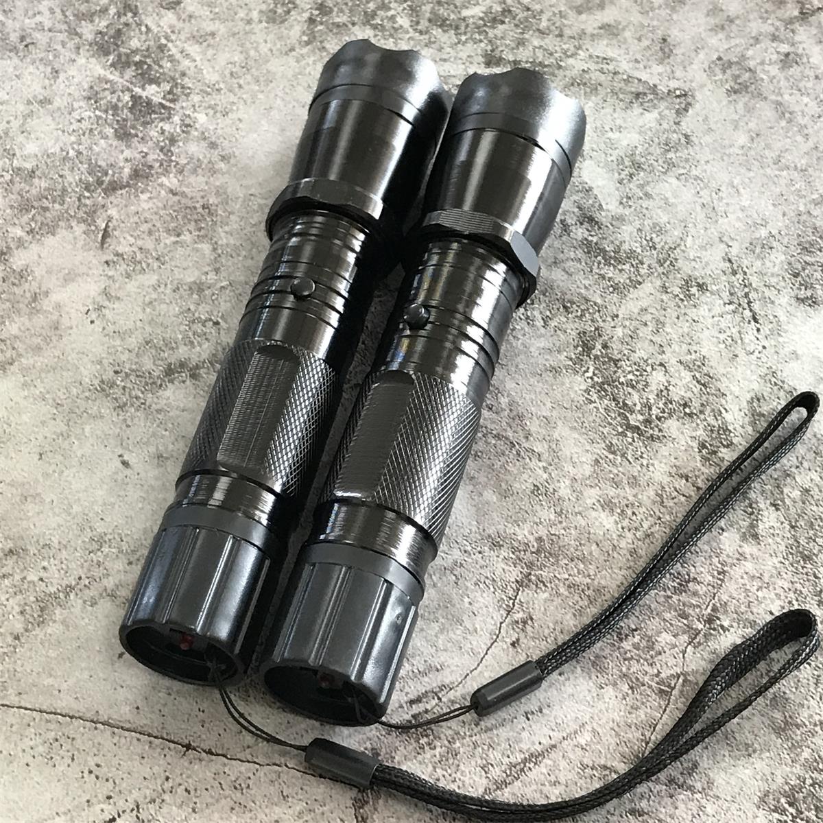 1101 Stun Gun Flashlight Self-defense Electric Stick