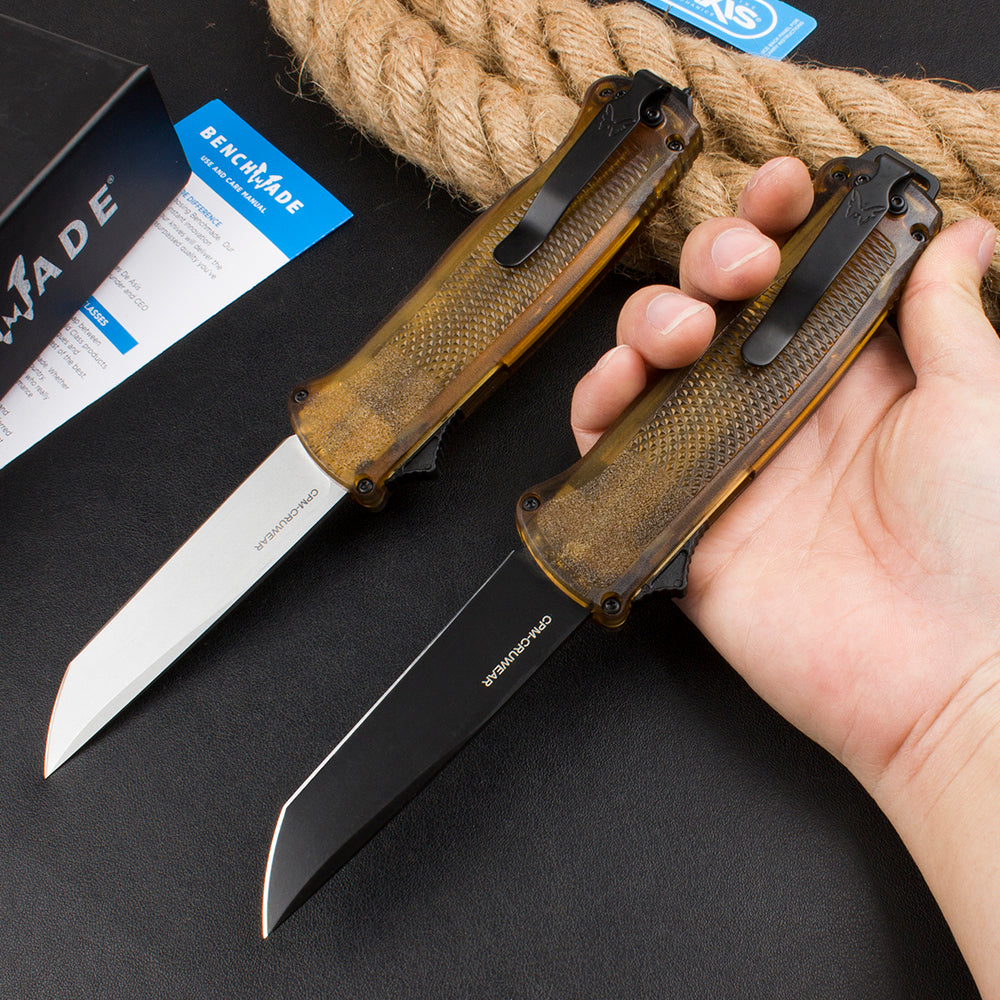 Benchmade 5370FE OTF Automatic Knife – Transparent PEI Version