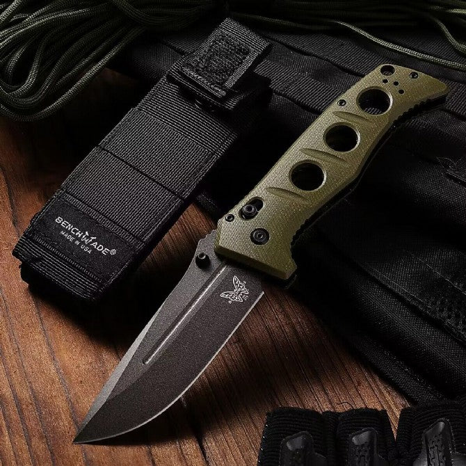 Benchmade Butterfly 275SFE-2 Adamus Heavy Duty Tactical Folding Knife Green