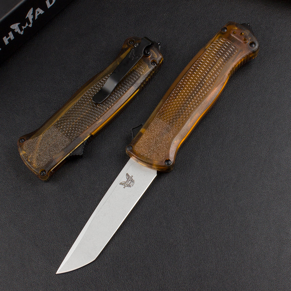 Benchmade 5370FE OTF Automatic Knife – Transparent PEI Version