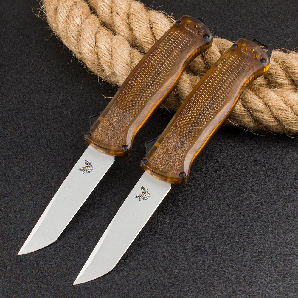 Benchmade 5370FE OTF Automatic Knife – Transparent PEI Version
