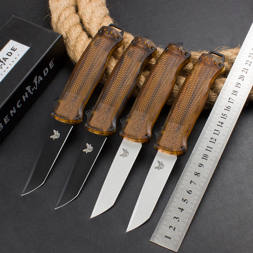 Benchmade 5370FE OTF Automatic Knife – Transparent PEI Version