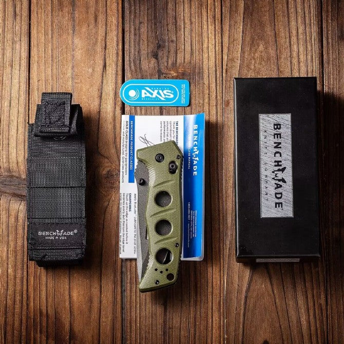 Benchmade Butterfly 275SFE-2 Adamus Heavy Duty Tactical Folding Knife Green