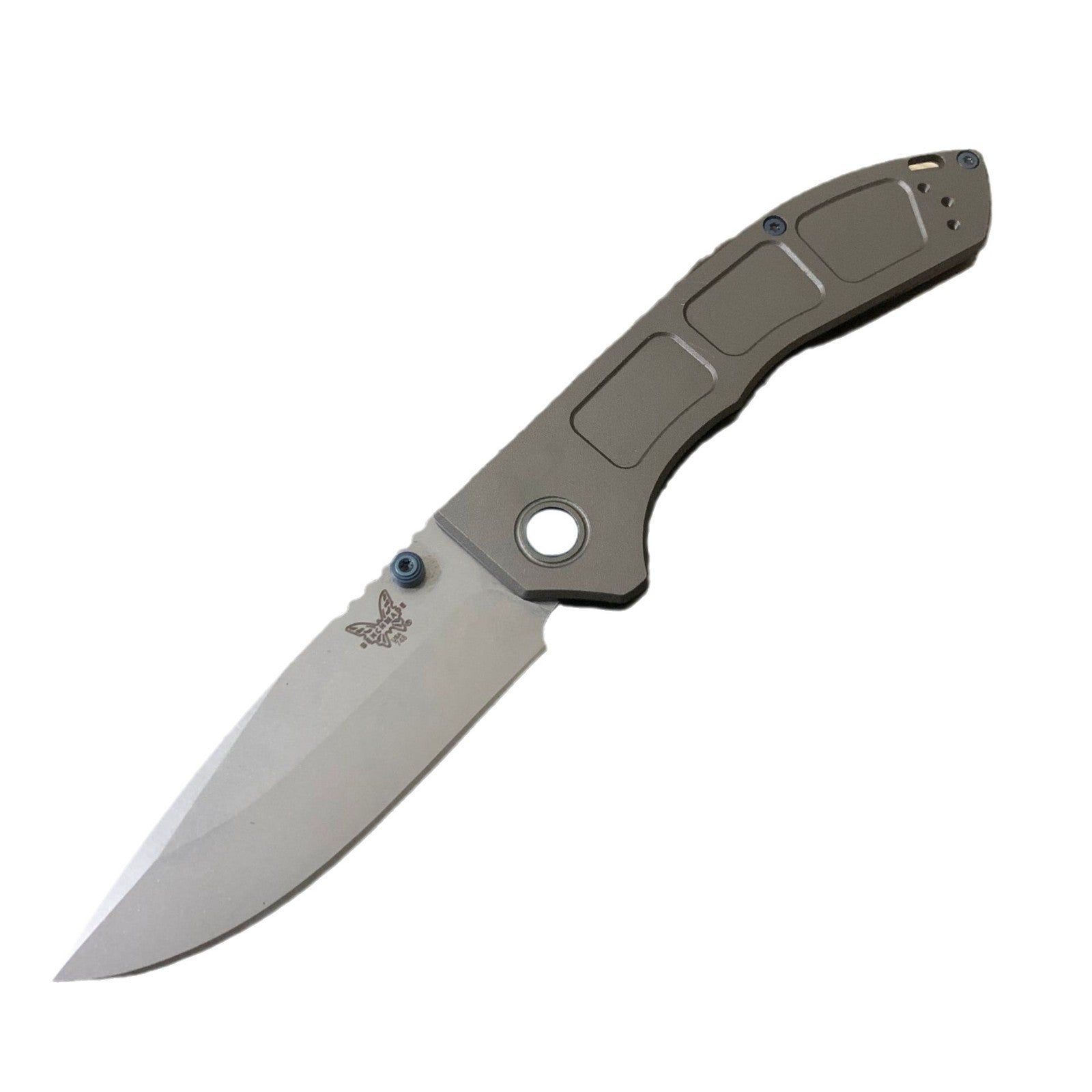Benchmade 748 Aluminum Alloy Folding Knife – Portable EDC Knife for Wilderness Survival, Outdoor Camping, and Fishing
