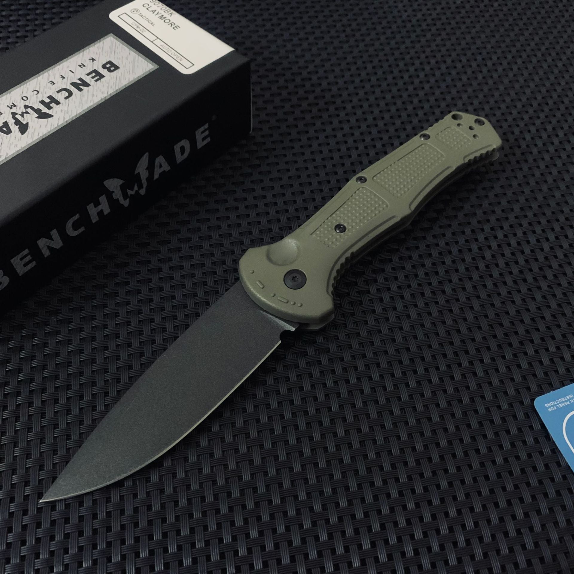 Benchmade 9070 Folding Knife – Fiberglass Handle, Portable Outdoor/Camping Knife
