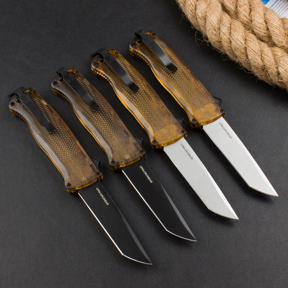 Benchmade 5370FE OTF Automatic Knife – Transparent PEI Version