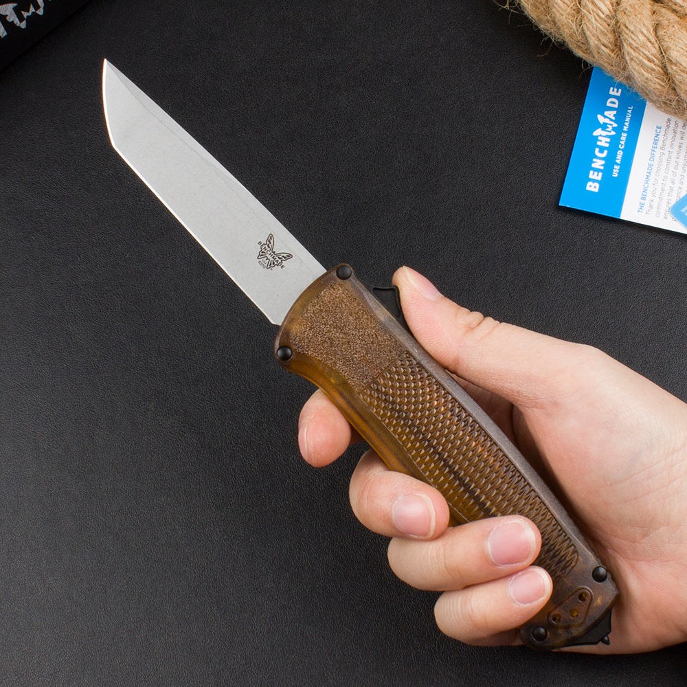 Benchmade 5370FE OTF Automatic Knife – Transparent PEI Version