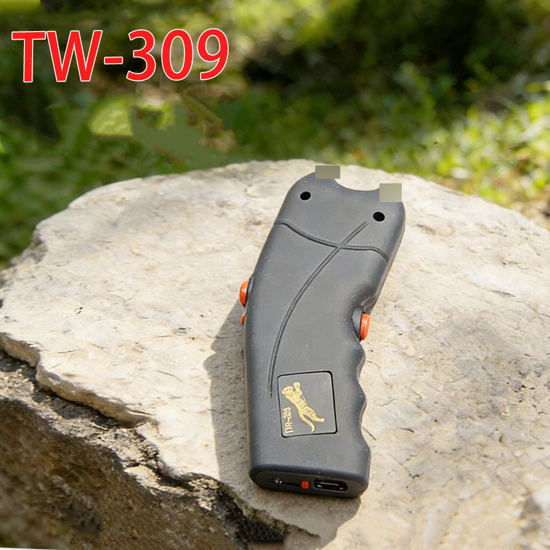 TW-309 Multi-functional protective flashlight for outdoor use - rechargeable, for self-defense and outdoor emergencies